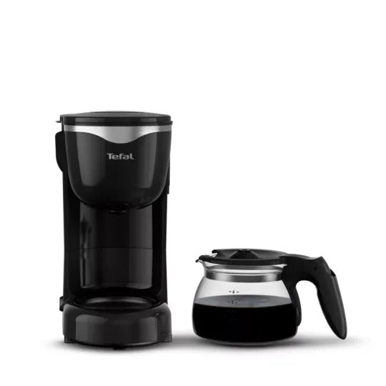 Tefal Filter Coffee Maker, 0.6Lit, Black
