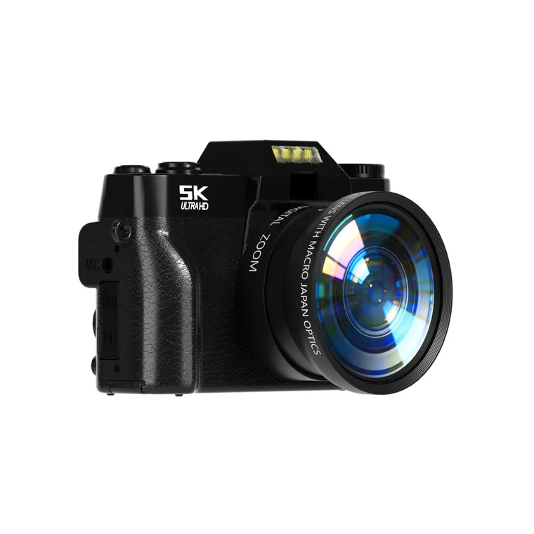 GBT Digital Camera, 75Mp Sensor, 3 Flip Screen, Black
