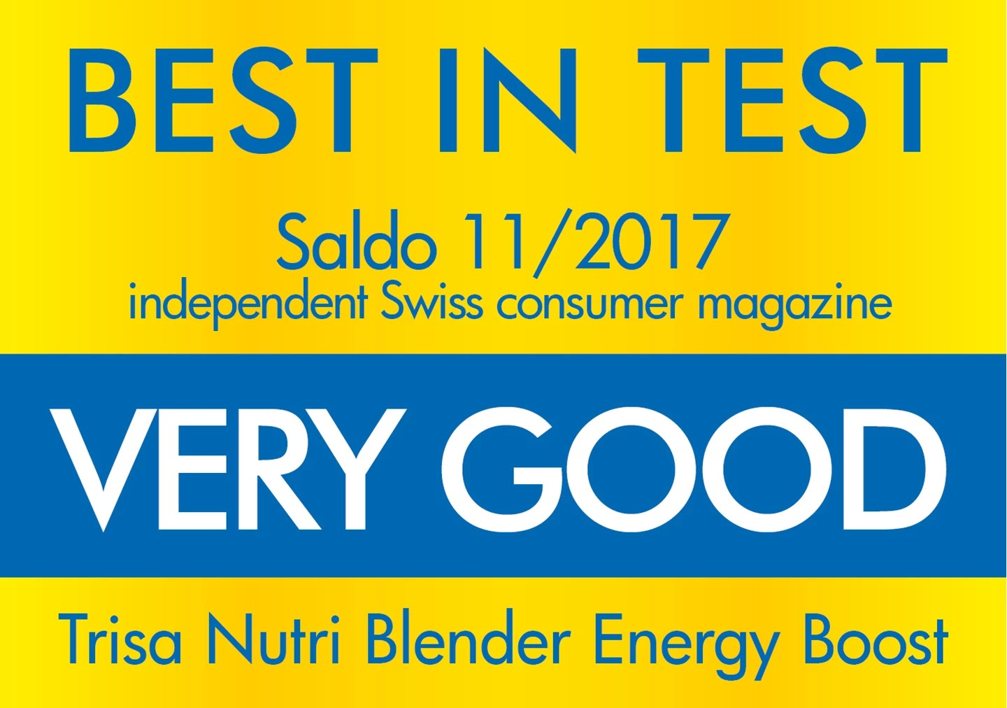 Trisa Nutri Blender, Energy Boost, 400Ml, 1000Watts, Black