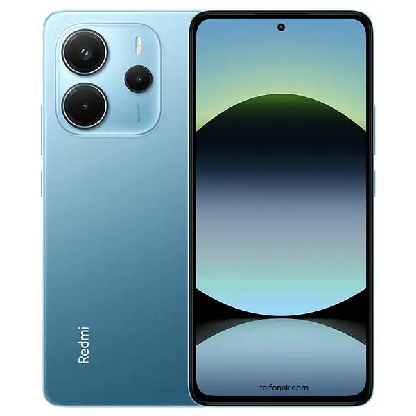 هاتف شاومي ريدمي نوت 14، ذاكرة 8 جيجابايت و256 جيجابايت، شاشة 6.7 إنش، بطارية 5110 مللي أمبير، لون أزرق المحيط
