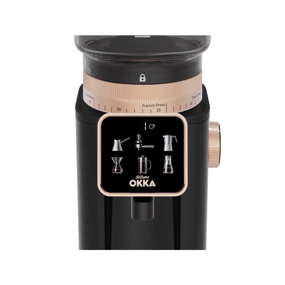 Arzum Okka Master Coffee Grinder, 200Gr, 200Watts, Black