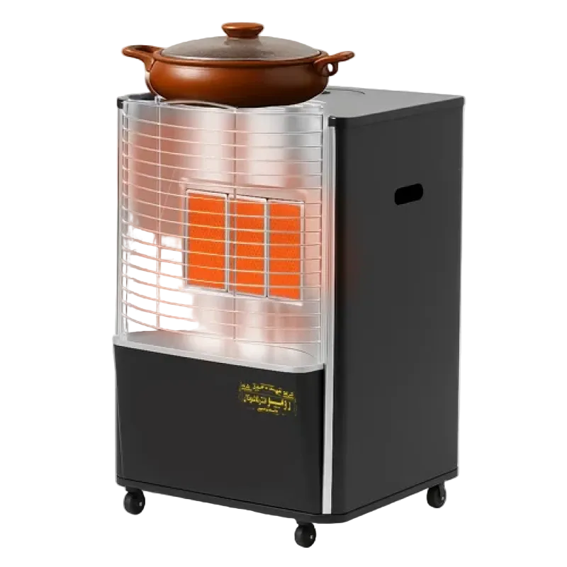 Romo International Touch System, 3Burner, Black