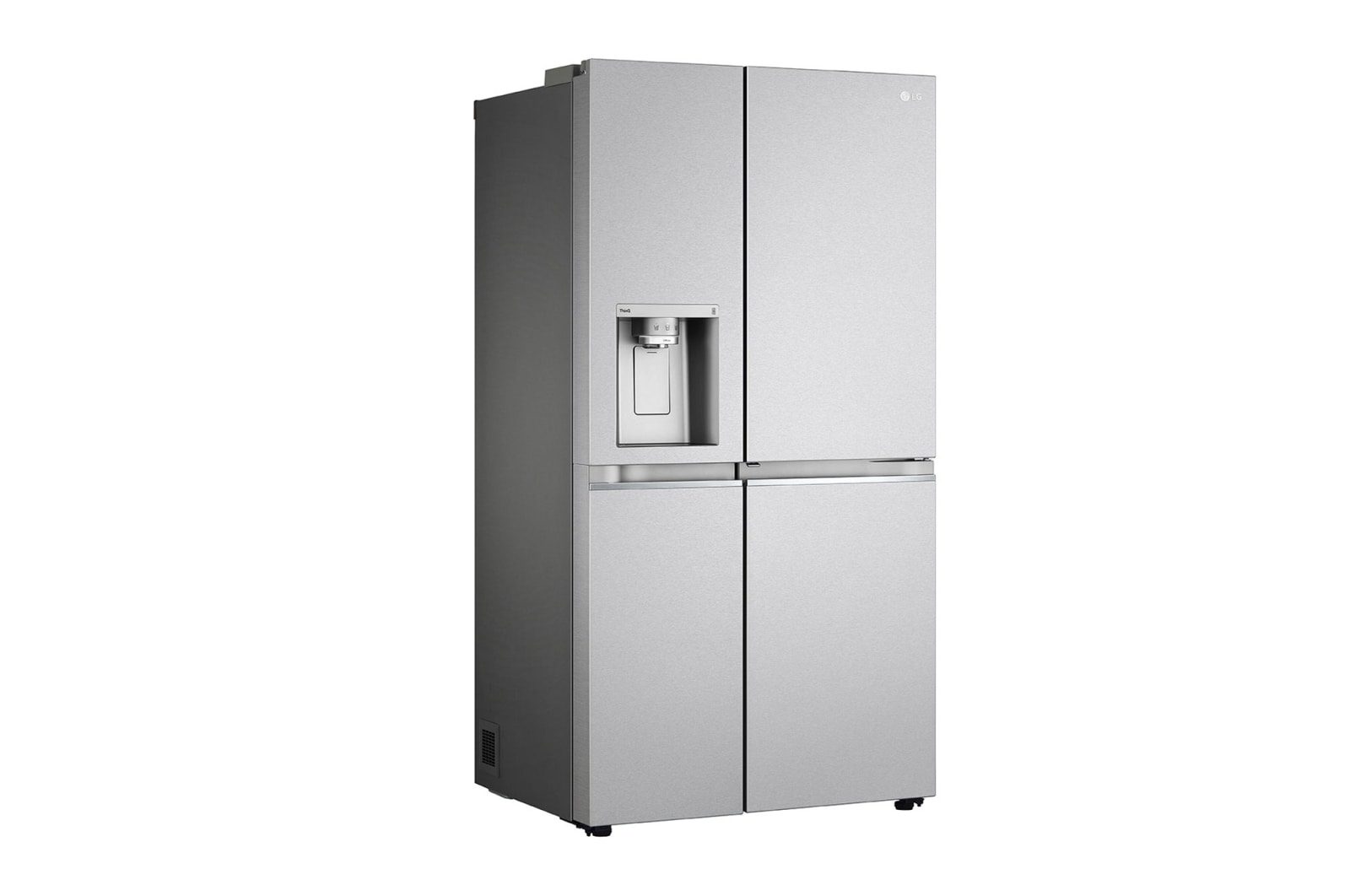 LG Side by Side Refrigerators, 674Lit, Linear Compressor, Door in Door, Silver