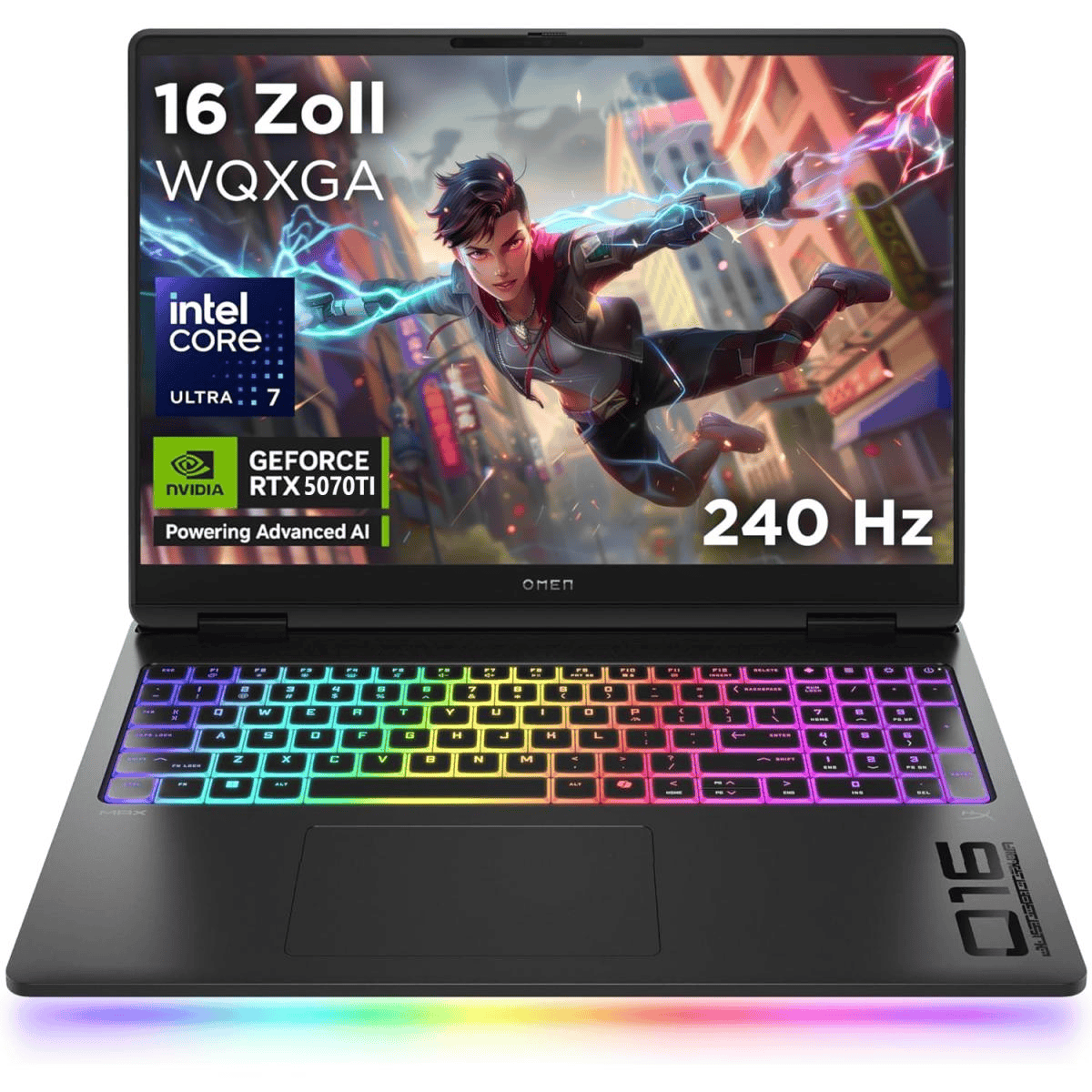 HP Omen Max 16 Laptop, ultra 7 255HX, 32GB & 1TB SSD1TB SSD, 16Inch, RTX 5070 TI 12GB, Win11, Shadow Black