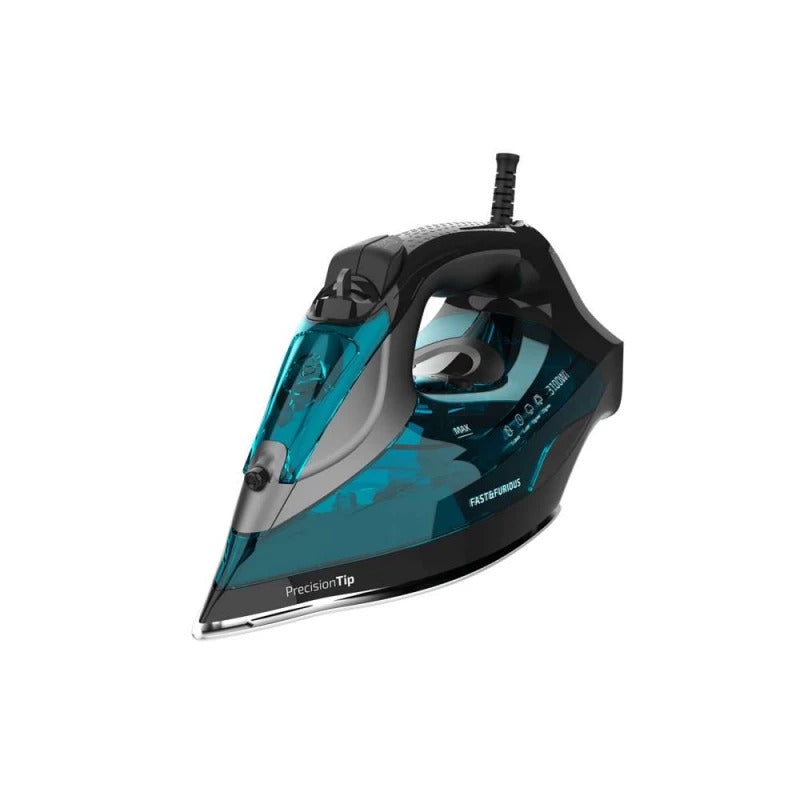 Cecotec Steam Iron, Ceramic Soleplate, Turbo Slide Glide, 5Temperature Levels, 3100Watts