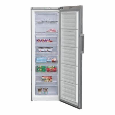 Beko Upright Freezer A+, 8 Drawers, Silver
