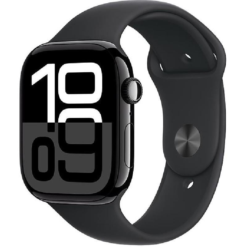 Apple Watch Series 10 GPS 46Mm, Jet Black Aluminium Case with Black Sport Band, (Demo Unit)