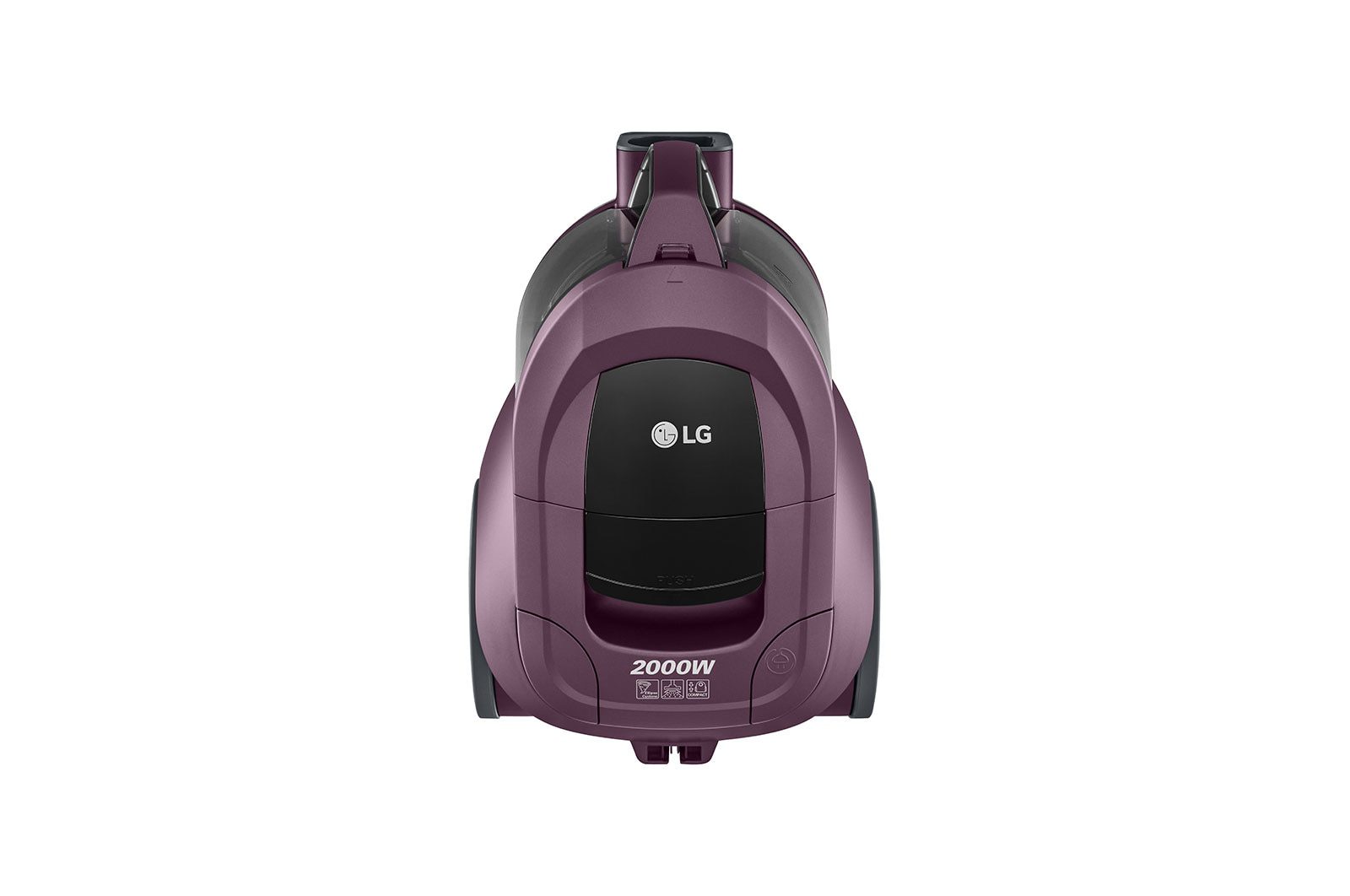 LG Canister Vacuum Cleaner, 1.3Lit, 2000Watts, Pearl Sparkle Red