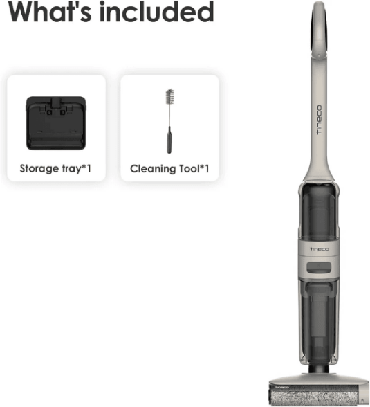 Tineco I floor Y2 Lite Vacuum Cleaner, 1Lit, 170Watts, 25 Minute Runtime, Dark Grey