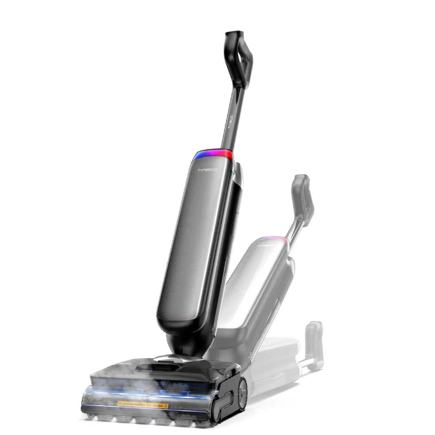 Tineco Upright Vacuum & Floor Artist Steam Cleaner, 0.88Lit, 285Watts, Grey