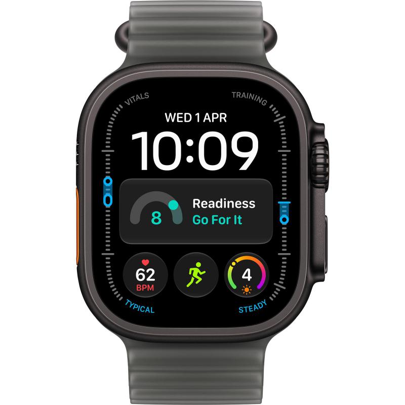 Apple Watch Ultra 4 GPS + Cellular 49Mm, Black Titanium Case, Translucent Black Ocean Band