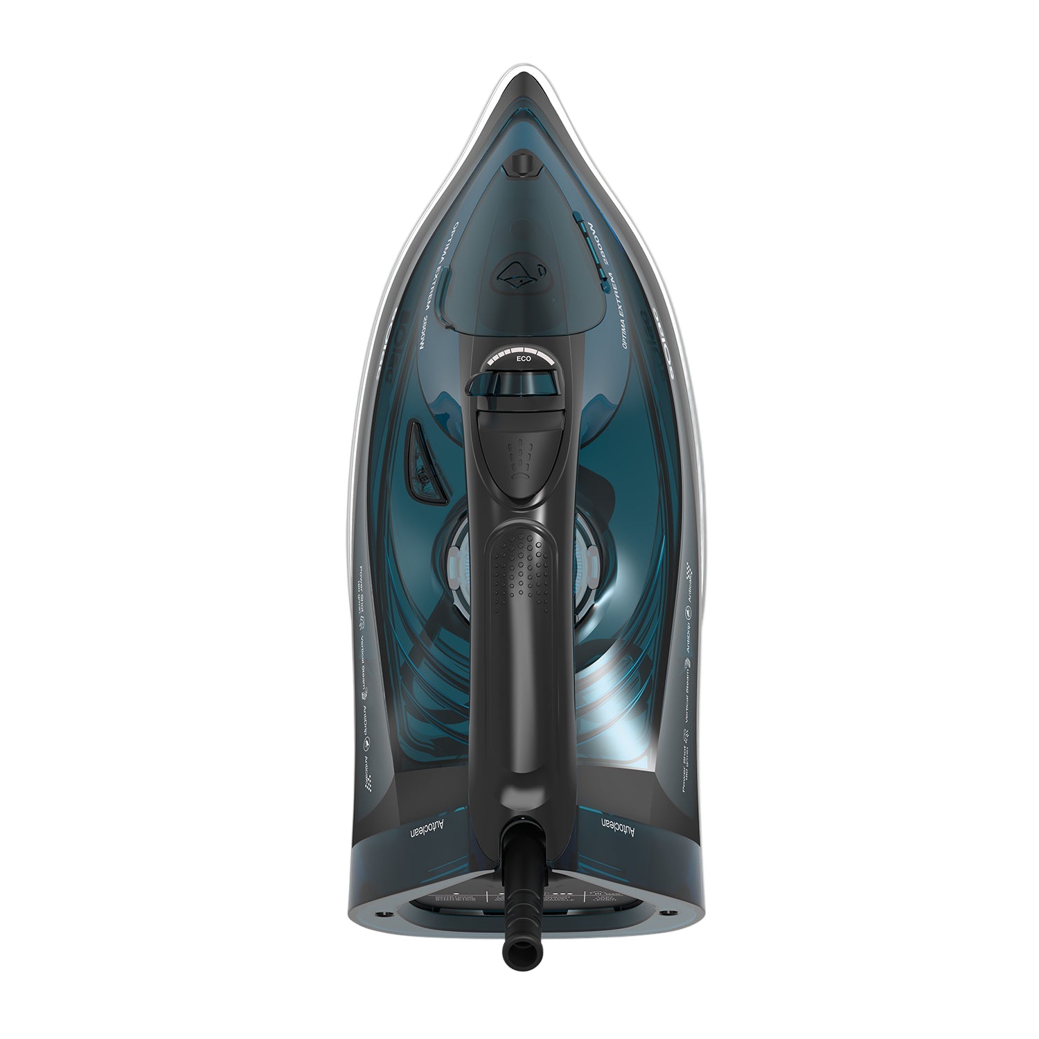 Solac Steam Iron Control Scroll, Ceramic Plate, Self Clean, 2800Watts, Blue