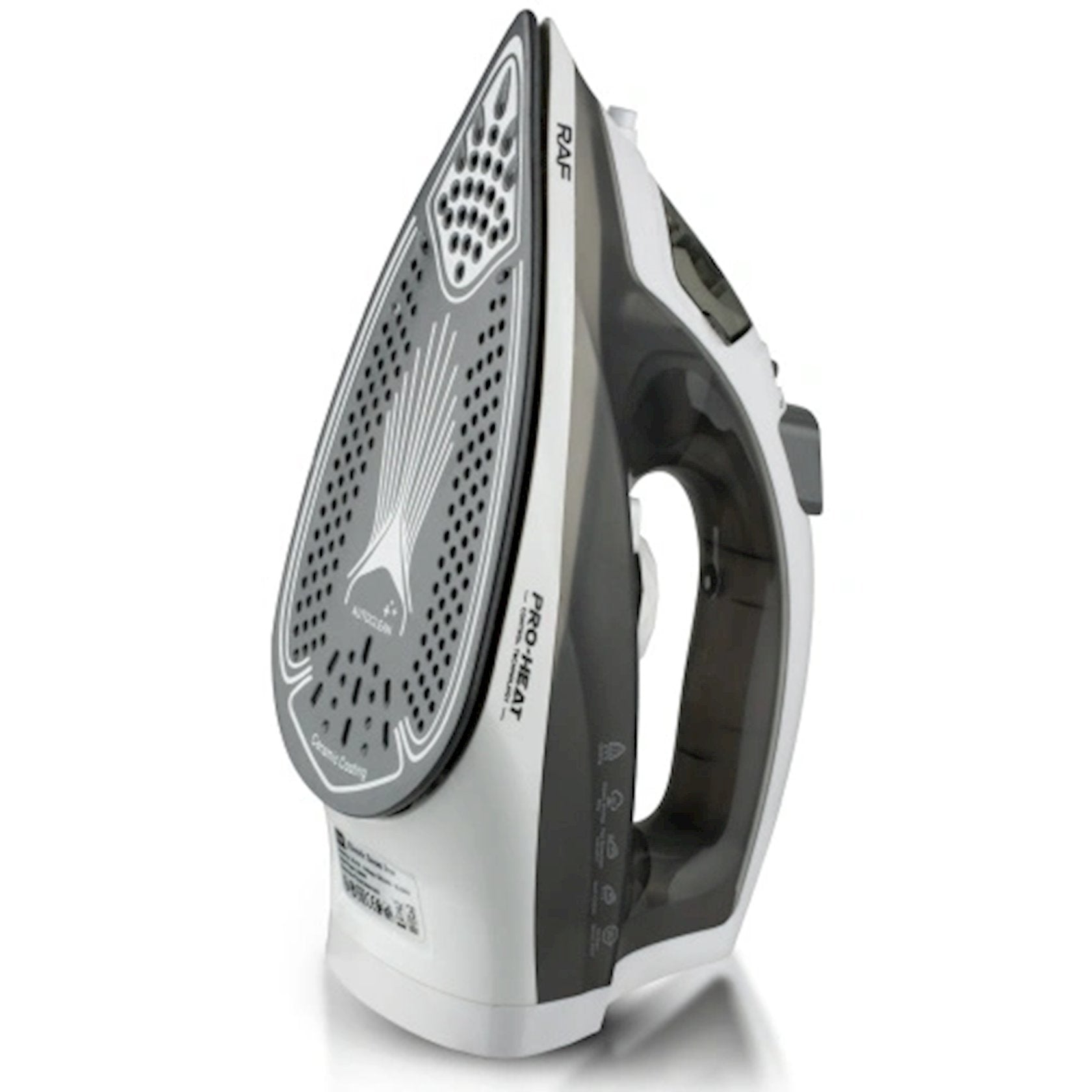 Raf Electric Steam Iron, 2600Watts, Black