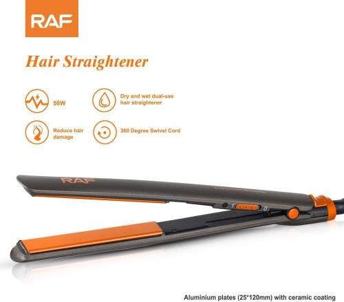 RAF Hair Straightener, 58Watts, Black