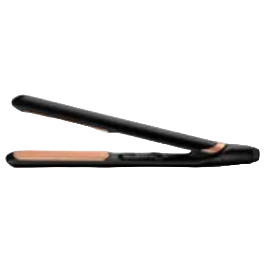 BaByliss Hair Straightener 28Mm, Adv Ceram Bronz 235C Nano Quartz Ceramic, Black