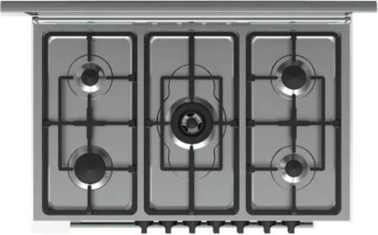 Fresh Gas Cooker & Oven Fan, 60 * 90Cm, Full Safety, Black