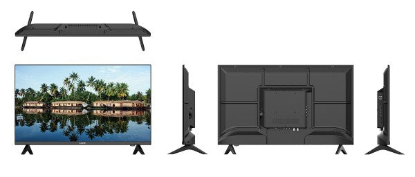 Samix LED TV 43Inch, QLED Smart TV, Android, Double Glass, 2HDMI & 2USB