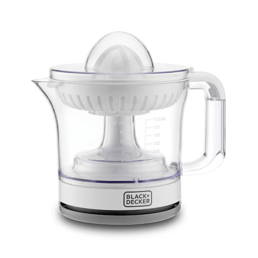 Black & Decker Citrus Juicer, 600Ml, 25Watts, White