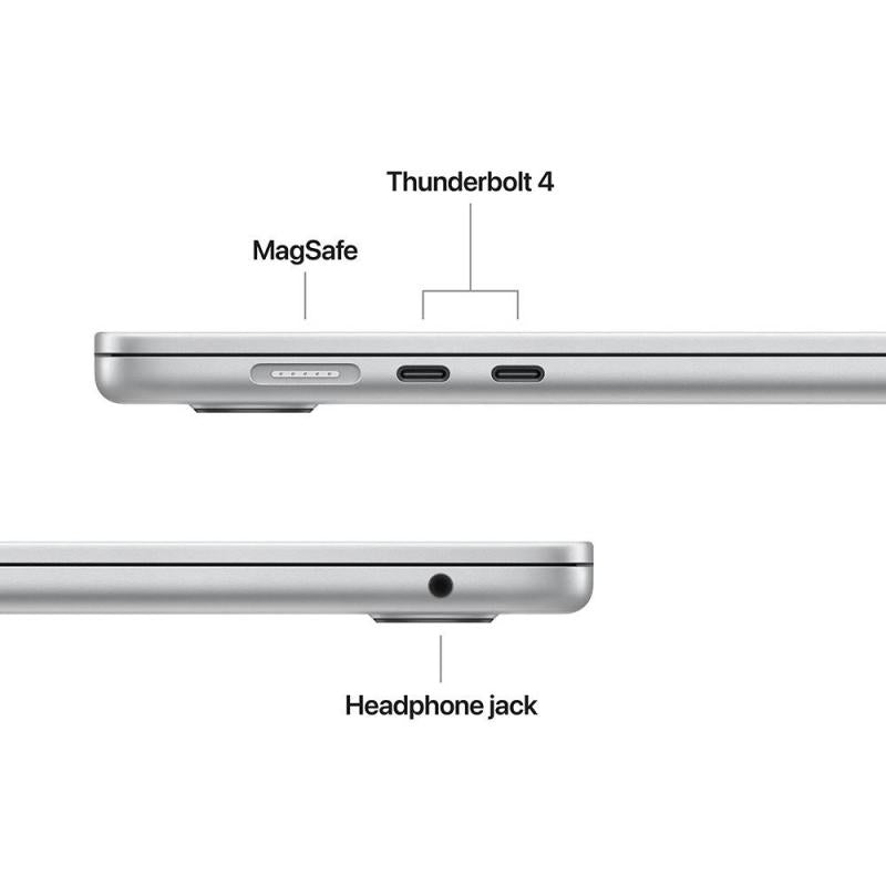 Apple MacBook Air 15Inch, M4 chip with 10-core CPU & 10-core GPU, 16GB & 512GB SSD, Silver