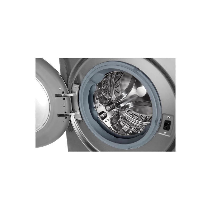 LG Front Load Washing Machine A+++, 8KG, 1400RPM, 13Programes, Spa Steam, Platinum Silver