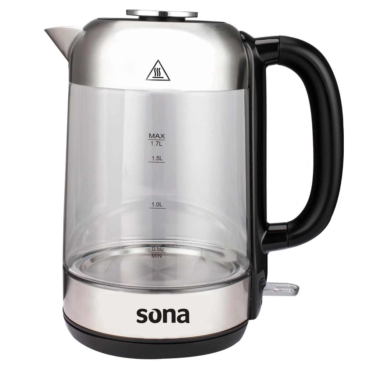 Sona Electric Kettle, 1.7Lit, 2200Watts, Stainless steel