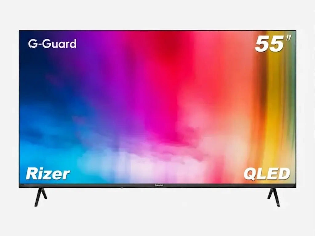 G-Guard QLED LED TV 55Inch, Smart Licensed Google TV, 4HDMI & 2USB, DLG 120Hz, Chromecast Built-In, HDR10
