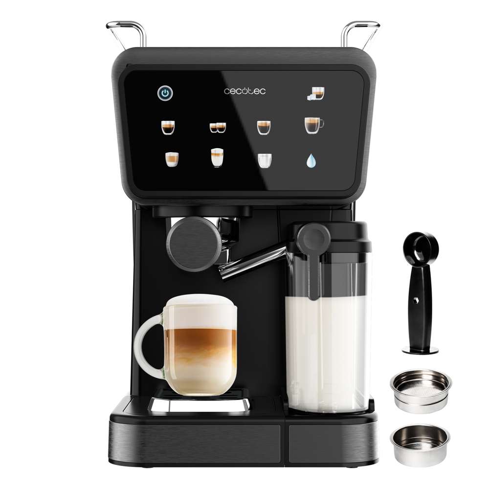 Cecotec Espresso Coffee Machine with Cold Brew, 1.5Lit, 1350Watts, Black