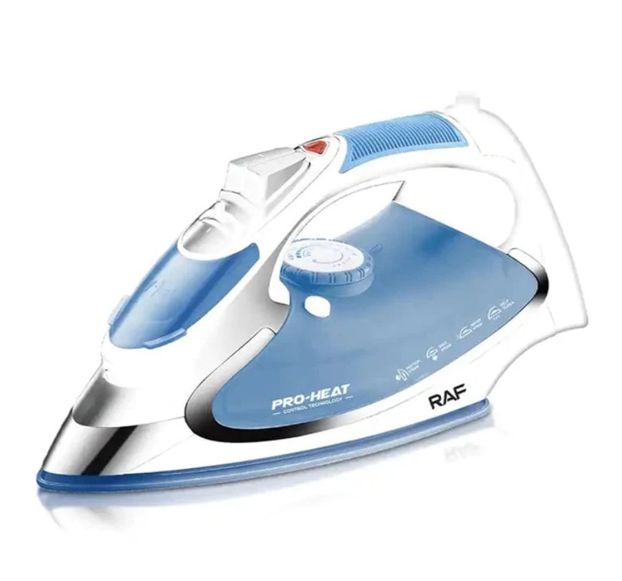 Raf Electric Steam Iron, 2400Watts, Blue