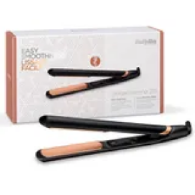 BaByliss Hair Straightener 28Mm, Adv Ceram Bronz 235C Nano Quartz Ceramic, Black
