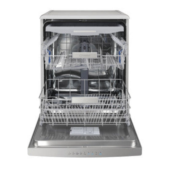 Indesit Dishwasher Freestanding A+++, 9Programmes, 14Sets, Auto Open Door, Stainless Steel