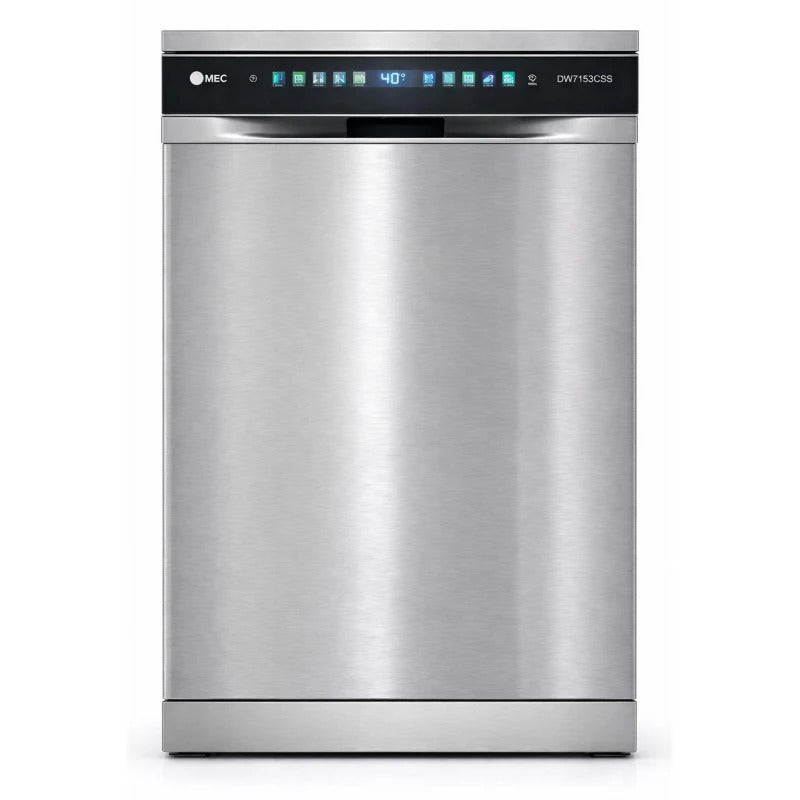 MEC Free Stand Dishwasher A+++, 3Sprayers, 7Programs, 15Sets, Stainless Steel