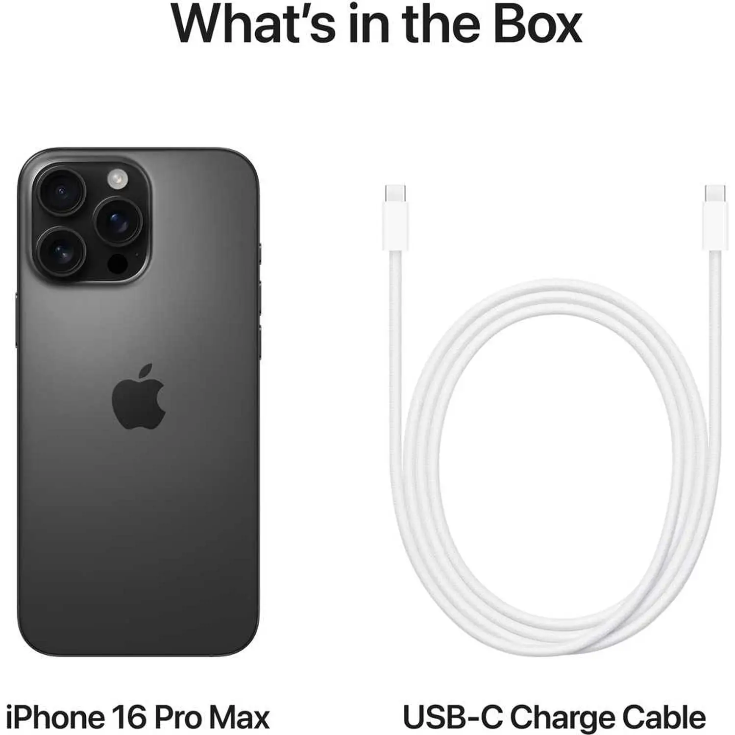 iPhone 16 Pro Max, 256GB, Black Titanium