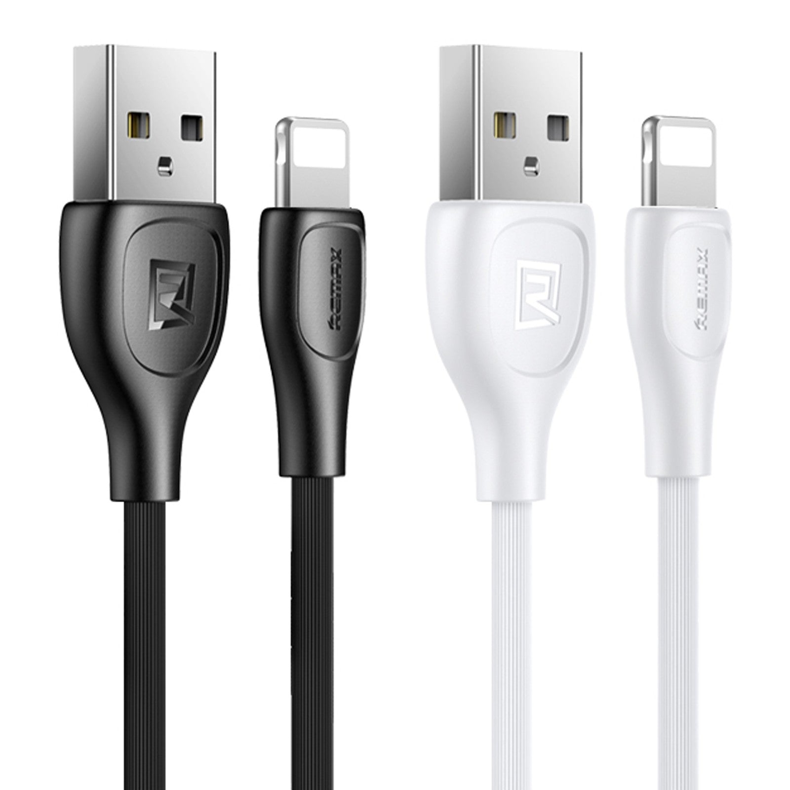 Remax Lesu Pro Usb Data Cable to Lightning, 1M, Black / White