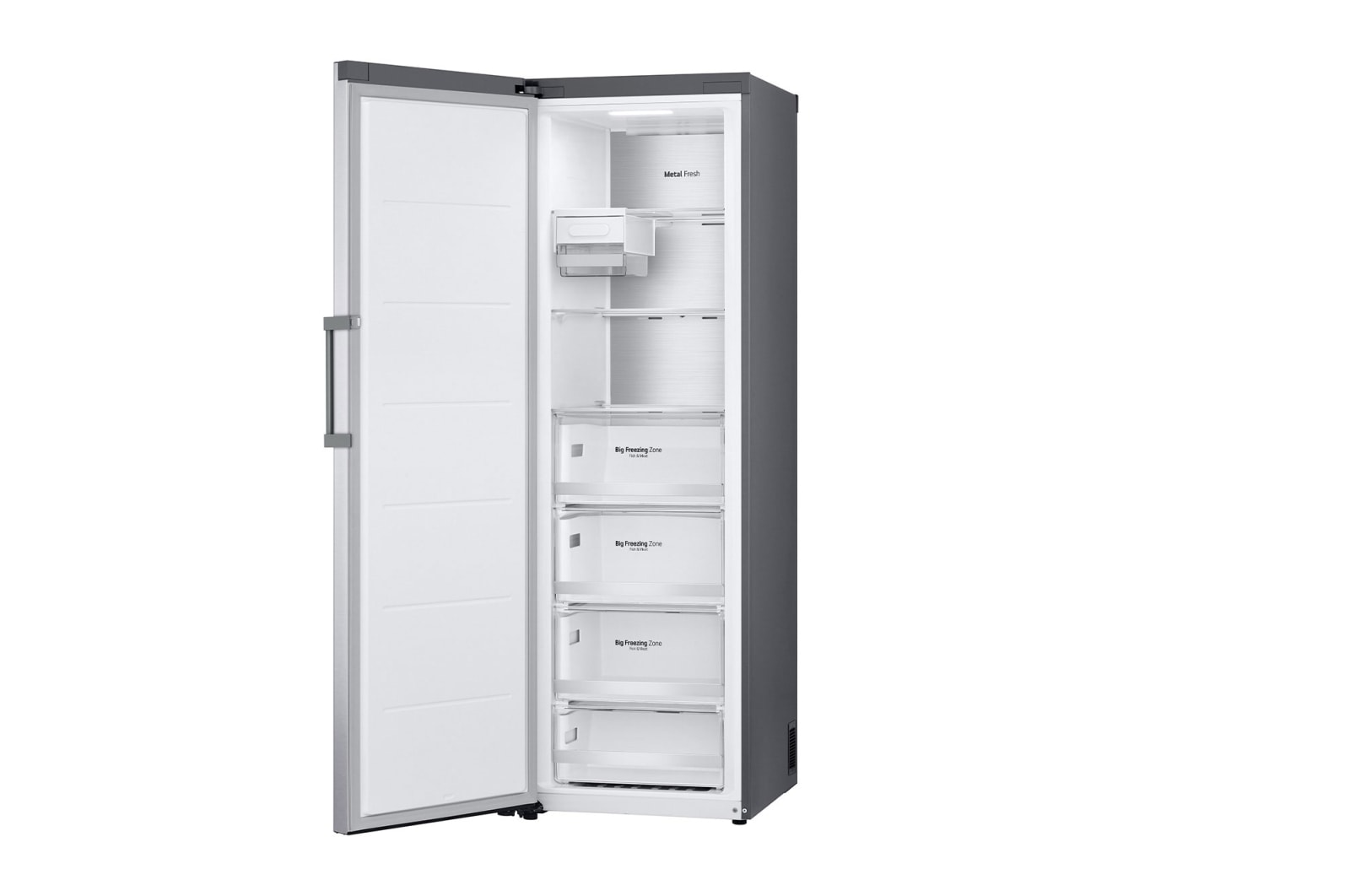 LG Upright Freezer A++, Smart Inverter, 324Lit, Silver