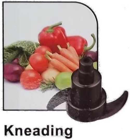 Stork Food Processor 6 In 1 Function, 550Watts, Black