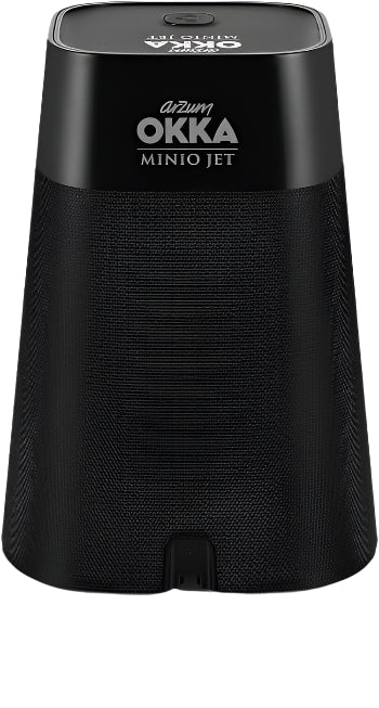 ARZUM Okka Minio Jet Turkish Coffee Maker, 400Watts, 1-5Cups, Black / Orange