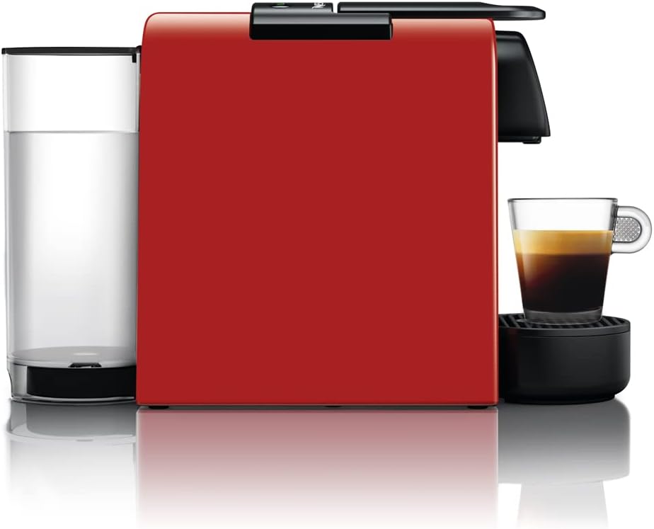 Nespresso Coffee Maker Machine, Essenza Mini D30, No Milk, Red