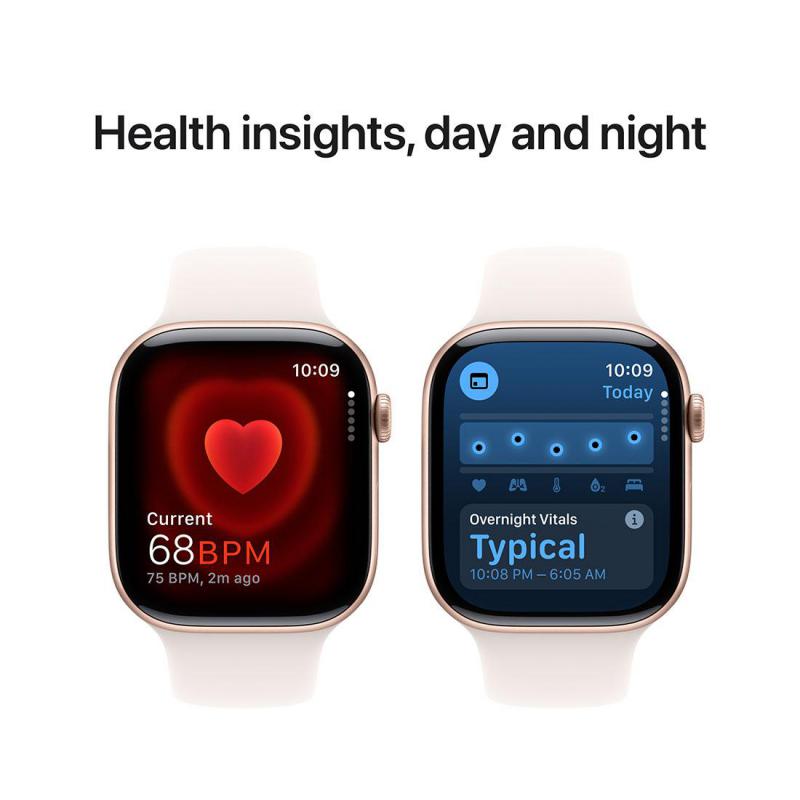 Apple Watch Series 10 GPS 42Mm, Rose Gold Aluminium Case, Light Blush Sport, (Demo Unit)