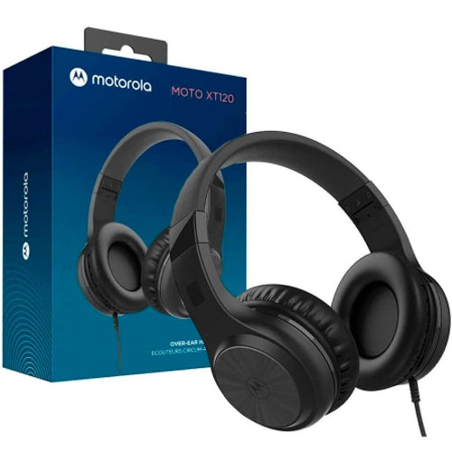 Motorola Wired Headset With Enhanced Bass, Black