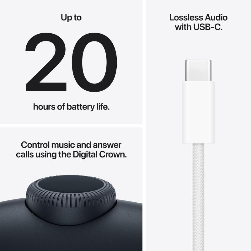 Apple AirPods Max 2, Active Noise Cancellation, Midnight