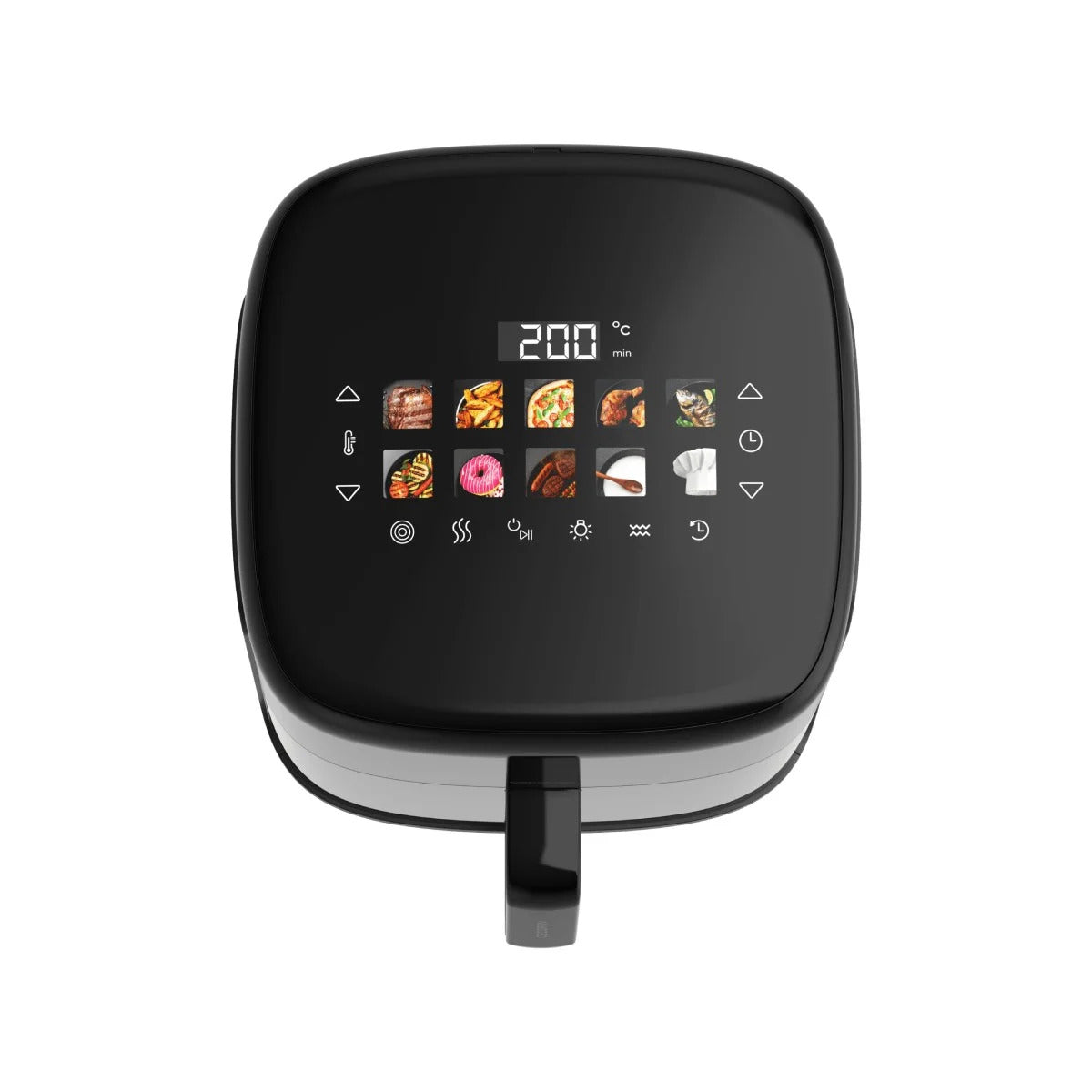 Cecotec Air Fryer & Grill, Double Heating System, 6.5Lit, 2200Watts, Black