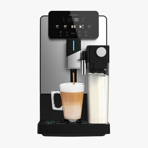 Cecotec Coffee Machine, 19Bar Pressure, Integrated Grinder with 5 levels, Touchscreen Display