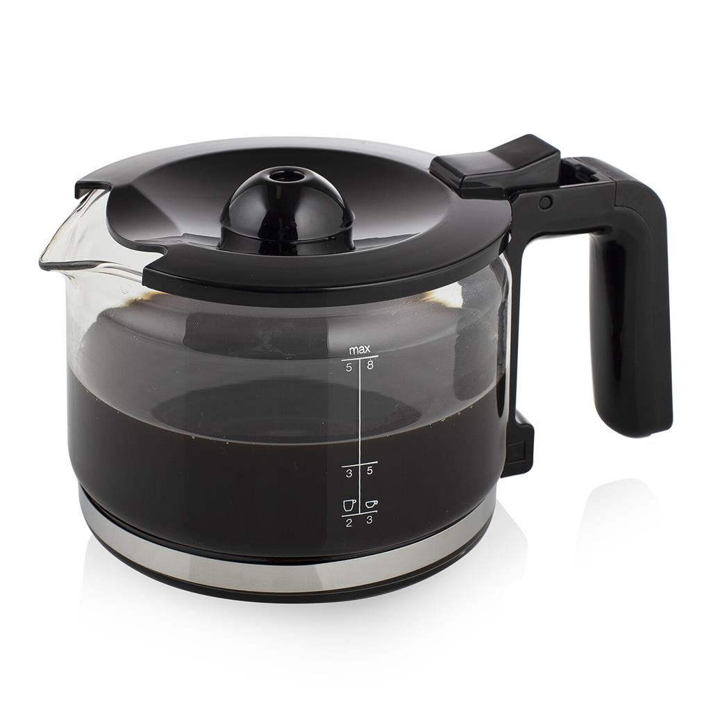 Princess Filter Coffee Maker Compact, 8Volume, 0.75Lit, Suitable For 8 Cup, 600Watts, Black