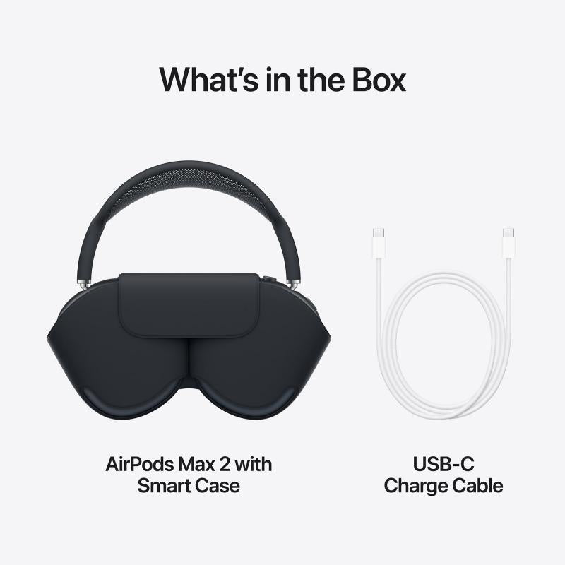 Apple AirPods Max 2, Active Noise Cancellation, Midnight
