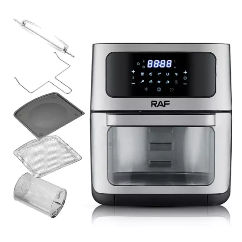Raf Air Fryer, Temperature 80 To 200C, 14Lit, 1800Watts, Black