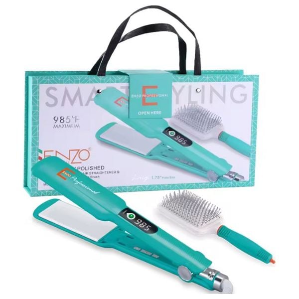 Enzo Hair Straightener Ceramic, Up To 200C, Multi Color