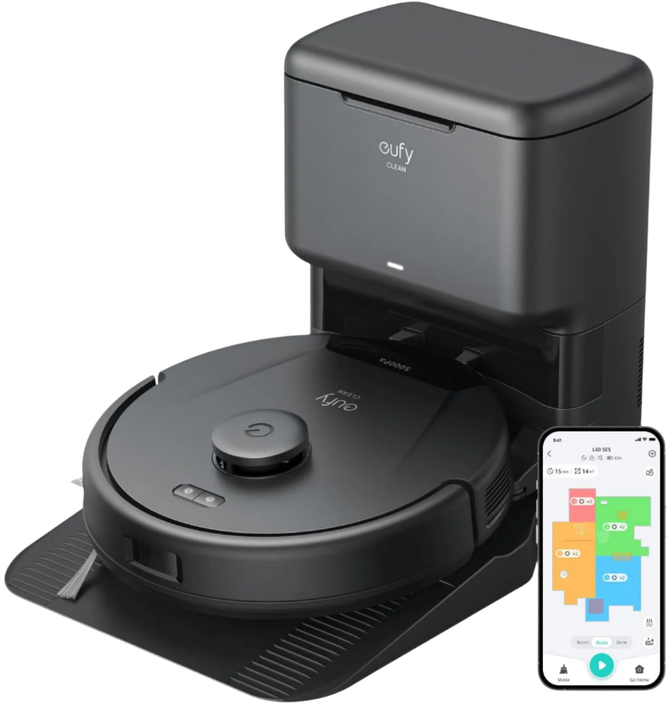 Anker Eufy Clean L60 Hybrid, 2.5Lit, 40Watts, Black