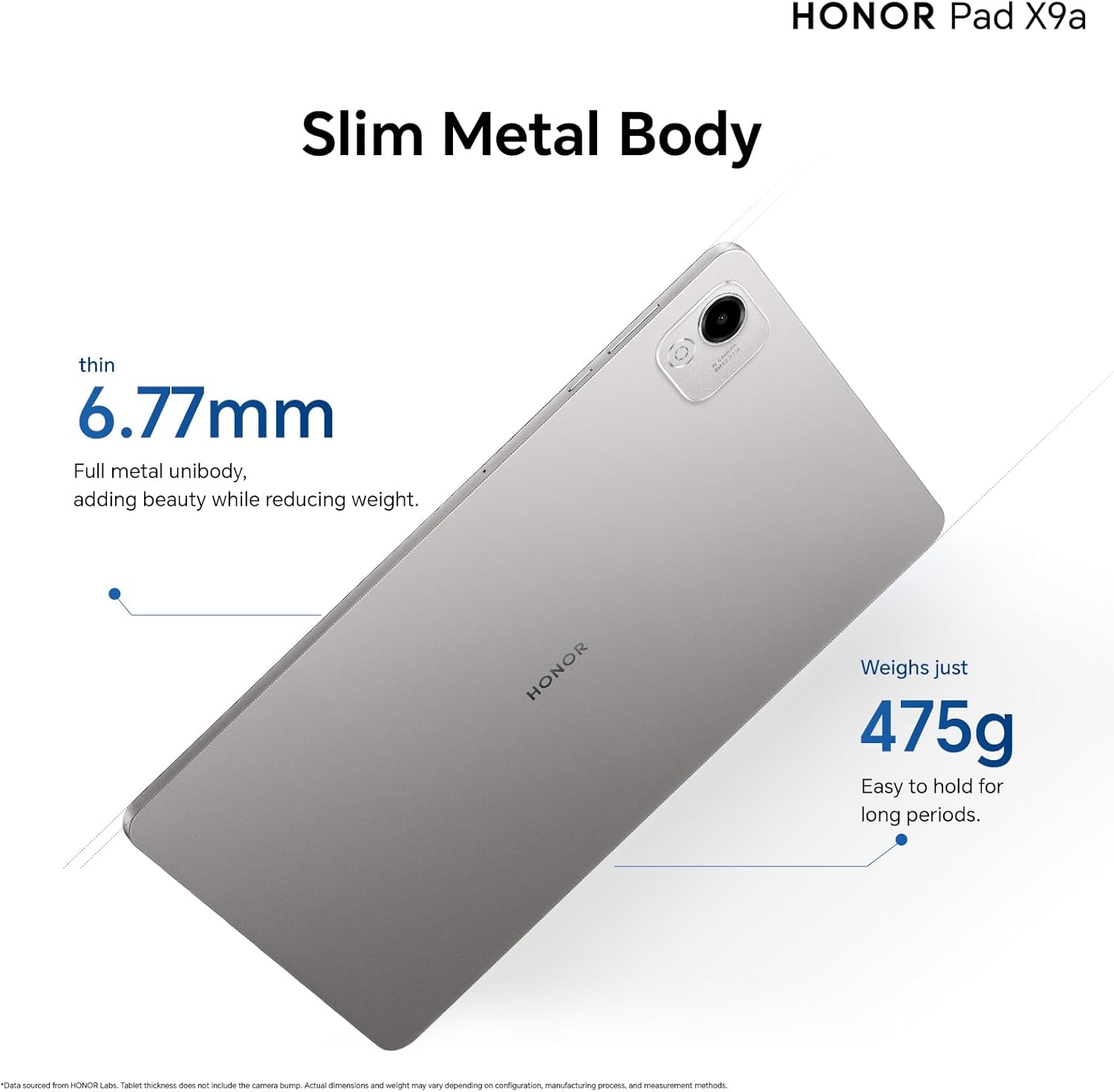 Honor Pad X9a 4G, 8GB & 128GB, 11.5Inch, Gray