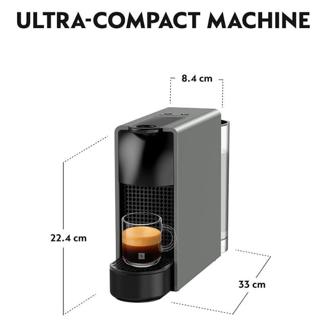 Nespresso Coffee Maker Machine, Essenza Mini C30, No Milk, Grey