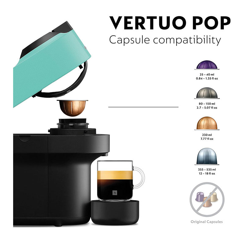 Nespresso Coffee Maker Machine - Vertuo Pop Aqua